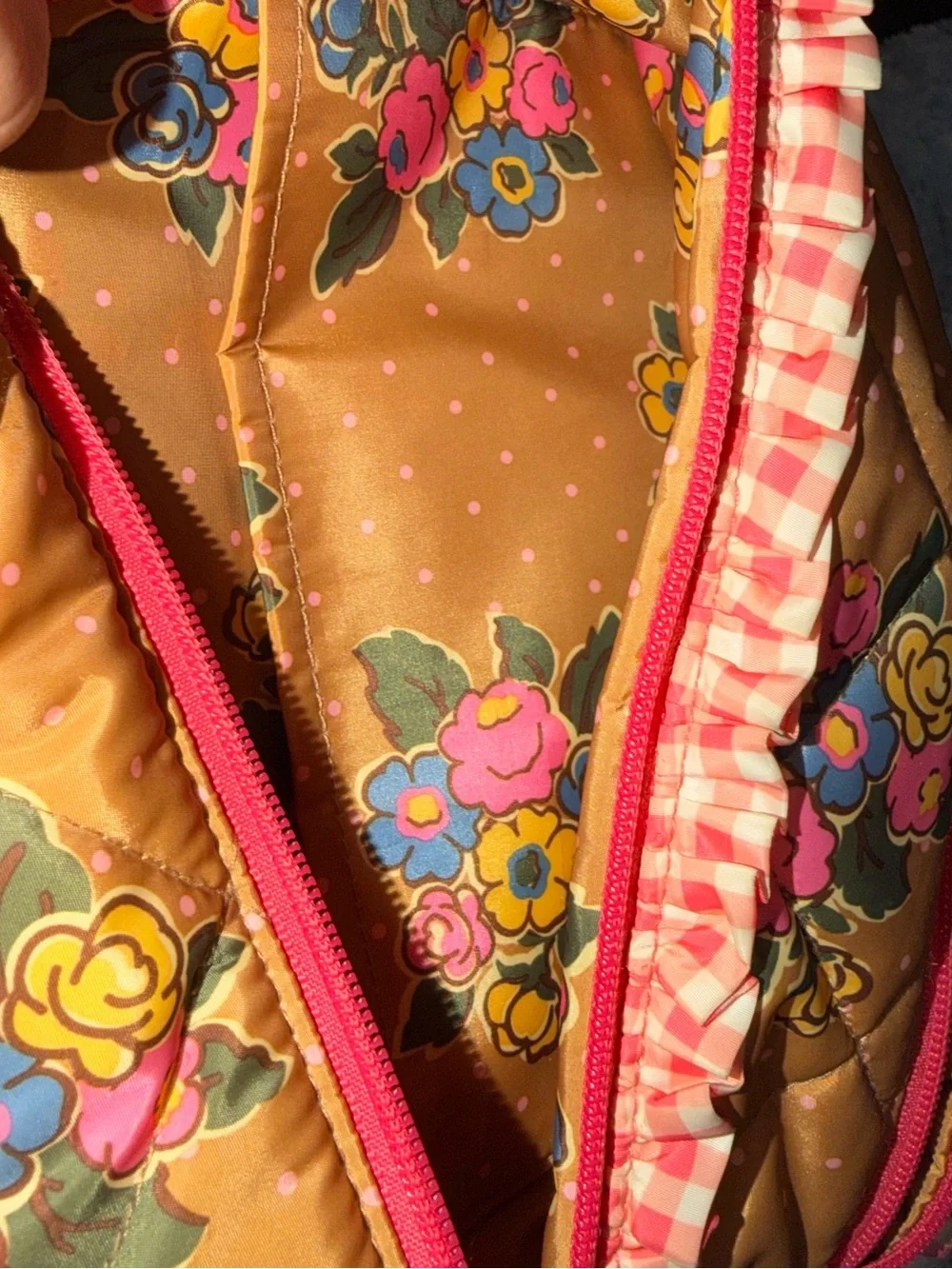 Matilda Jane Scholarly Me Backpack Quilted Teal Floral